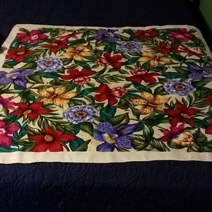 3 large square scarves